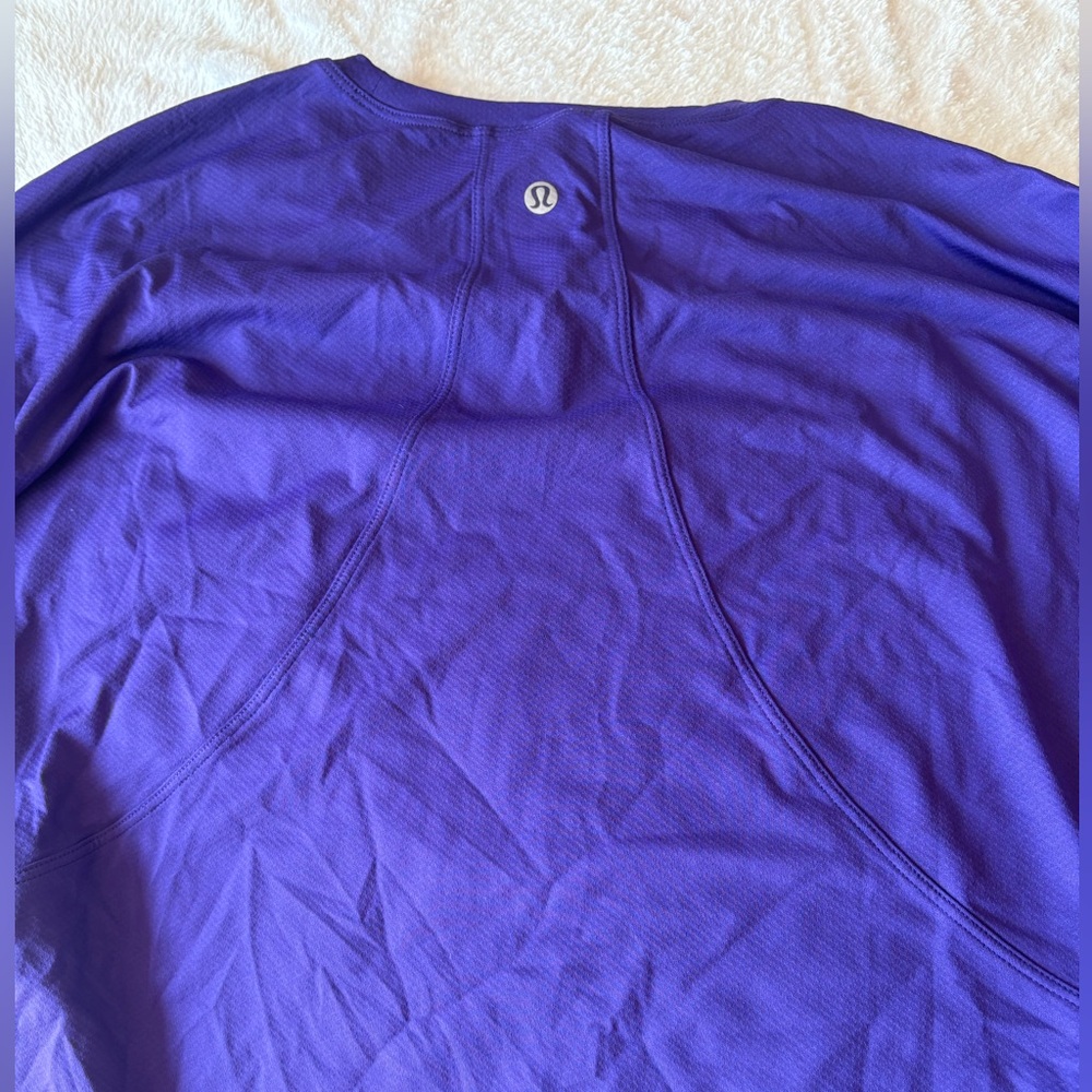 RARE NWT Lululemon Abrasion-Resistant Training Long-Sleeve ShirtPetrol Purple - Picture 7 of 7